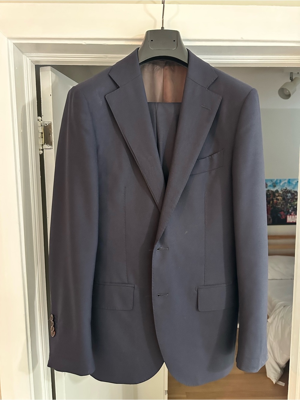 Suitsupply Lazio Navy Blue Suit - 36R